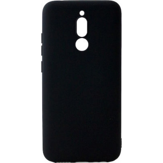Xiaomi Redmi 8 Θήκη Σιλικόνης Μαύρη Matt Silicone Case Black