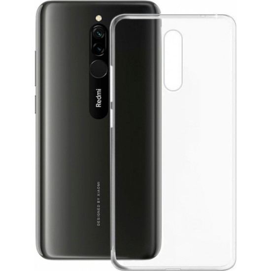 Xiaomi Redmi 8 Θήκη Σιλικόνης Διάφανη Silicone Case Trasparent